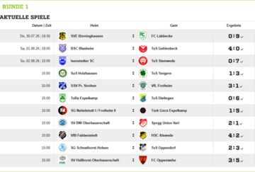 1. Runde